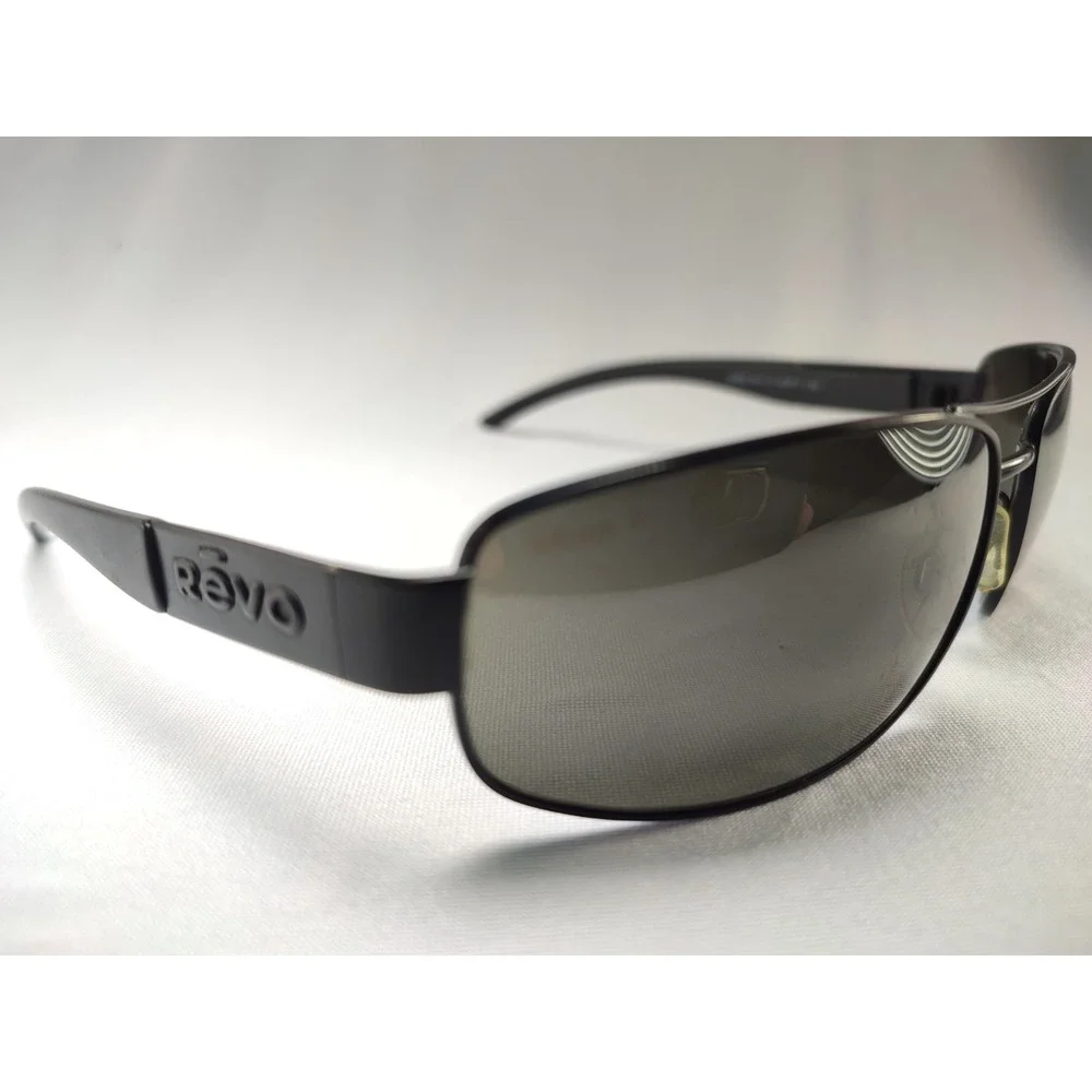 Revo 3066 001/J7 Aviator Sunglasses Black Metal *Frames Only* Italy 62-17-125